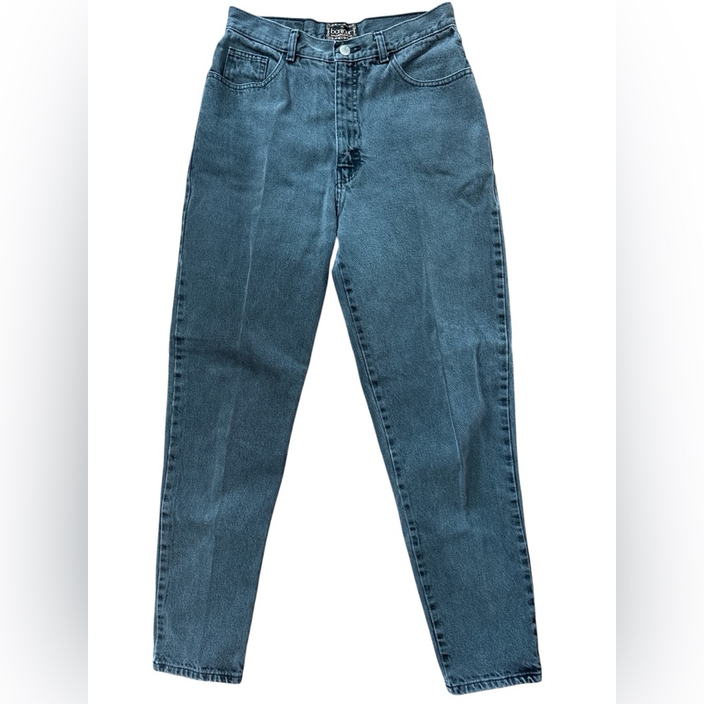 Vintage Bonjour Jeans Women’s Size 12‎ Mom Jeans Faded Black Grunge Hip Style